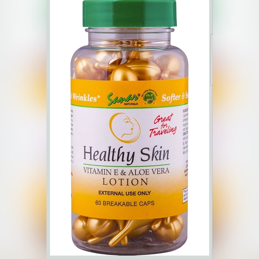 Sanar Naturals Healthy Skin Vitamin E Lotion with Aloe Vera Gel, 59 ct